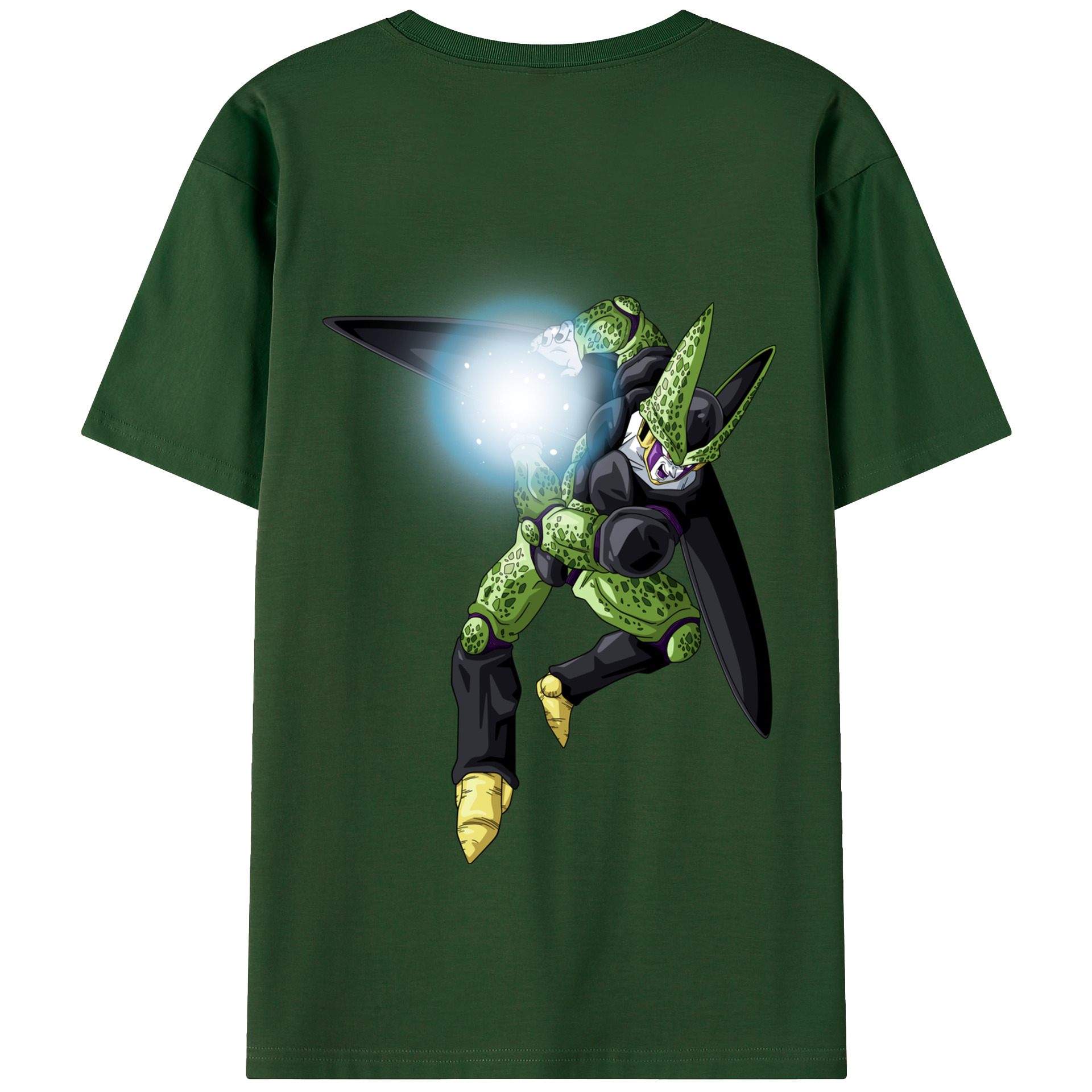 （画像用） ドラゴンボール セル DRAGON BALL Cell 綿100％半袖Tシャツ（背面プリント）